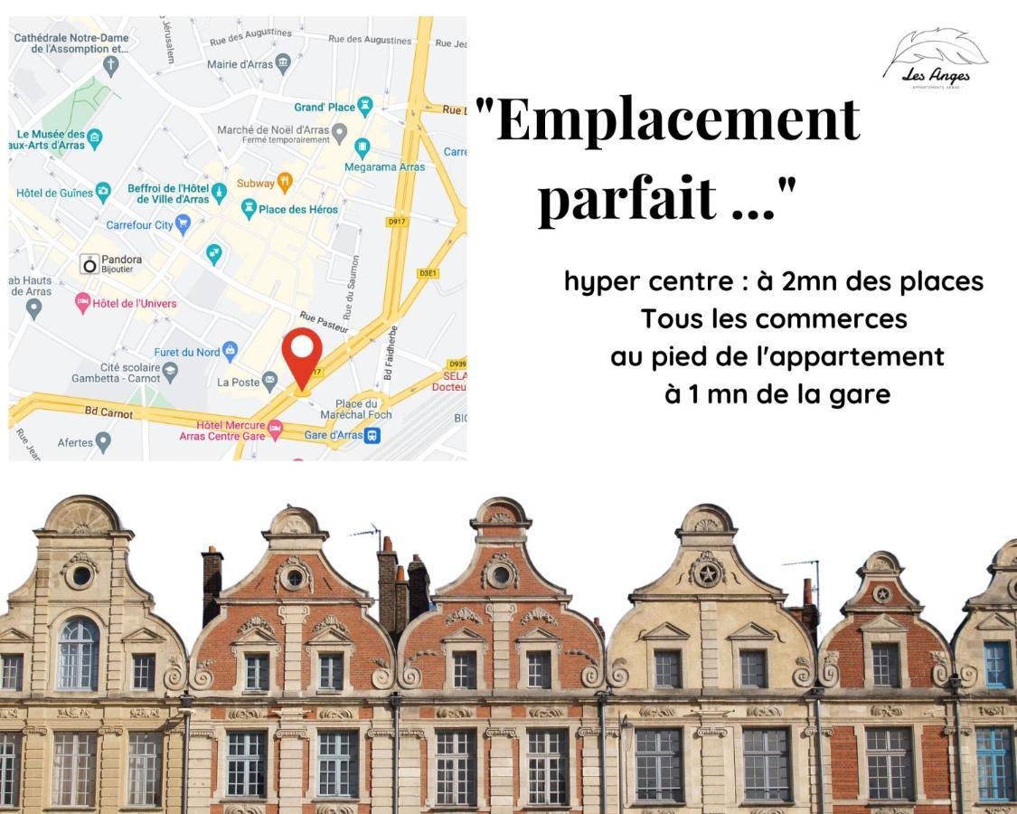L'Eden - 2 Chambres - Centre Ville - Ascenseur Arras Kültér fotó